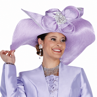 Champagne Italy H6211 Church Hat