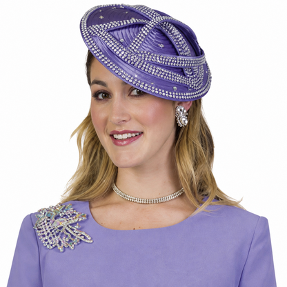 Lily And Taylor 4385-LAV Church Hat
