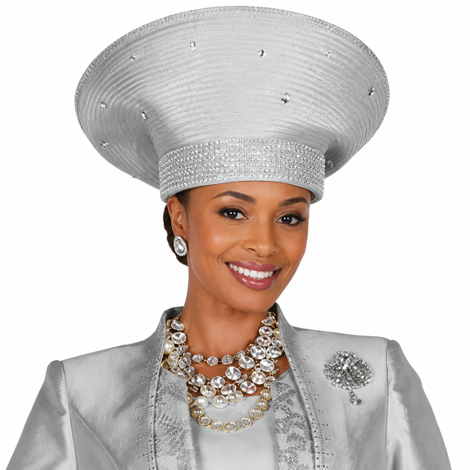 Champagne Italy 6410-H Church Hat
