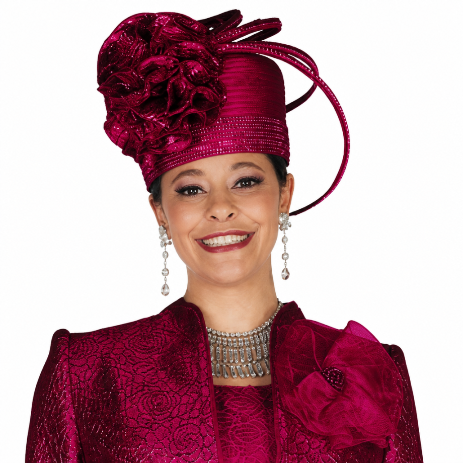 Champagne Italy 6411-H Church Hat