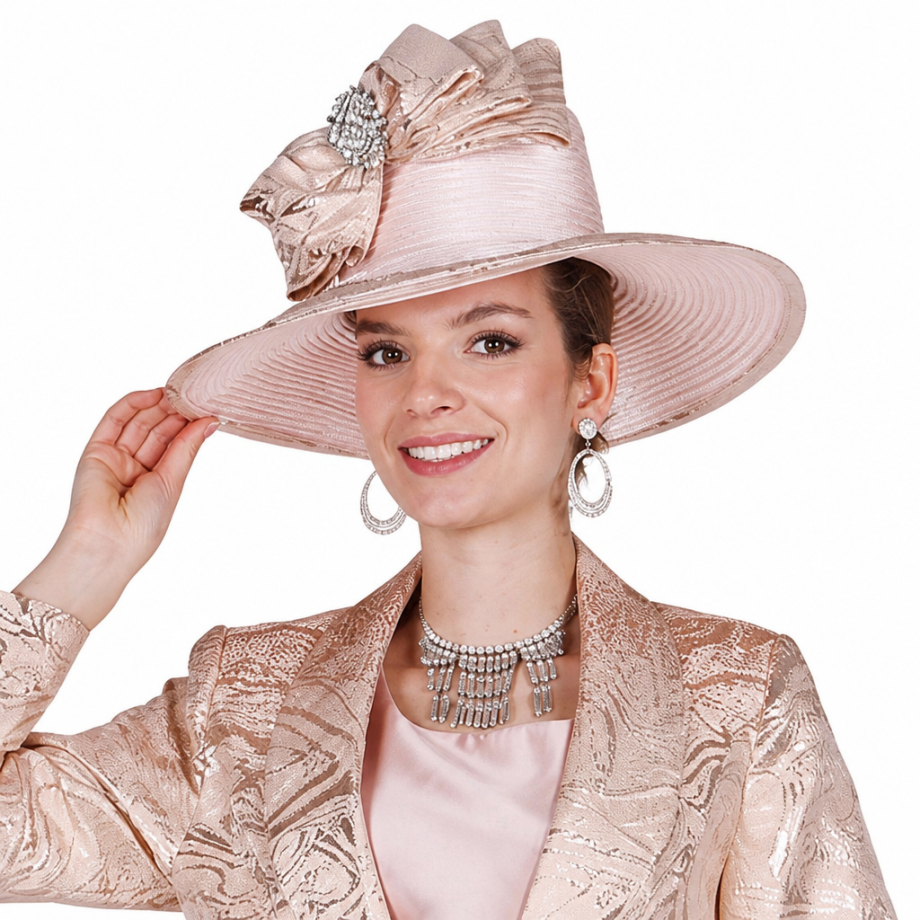 Champagne Italy 6103-H Church Hat