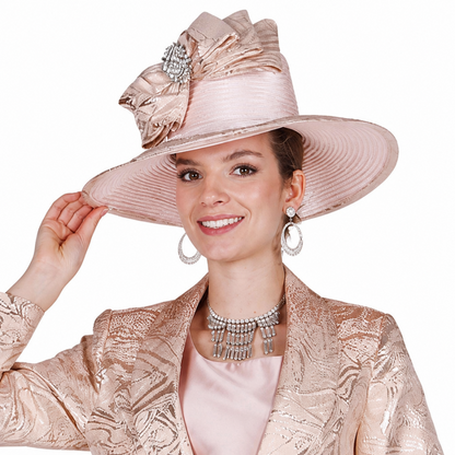 Champagne Italy 6103-H Church Hat
