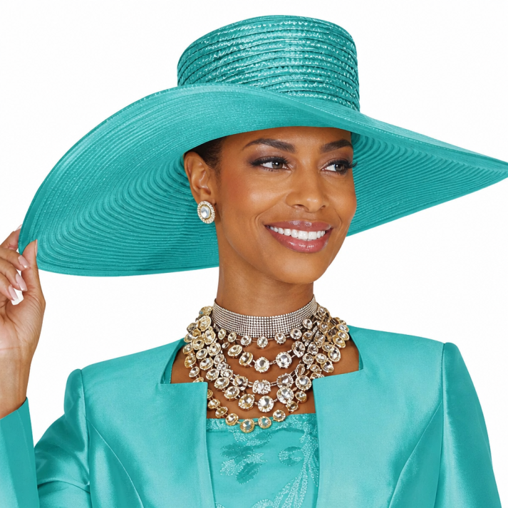 Champagne Italy 6407-H Church Hat