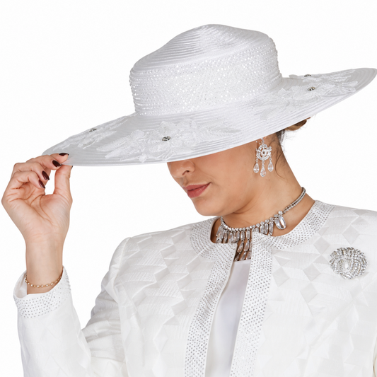 Elite Champagne 6466-H Church Hat