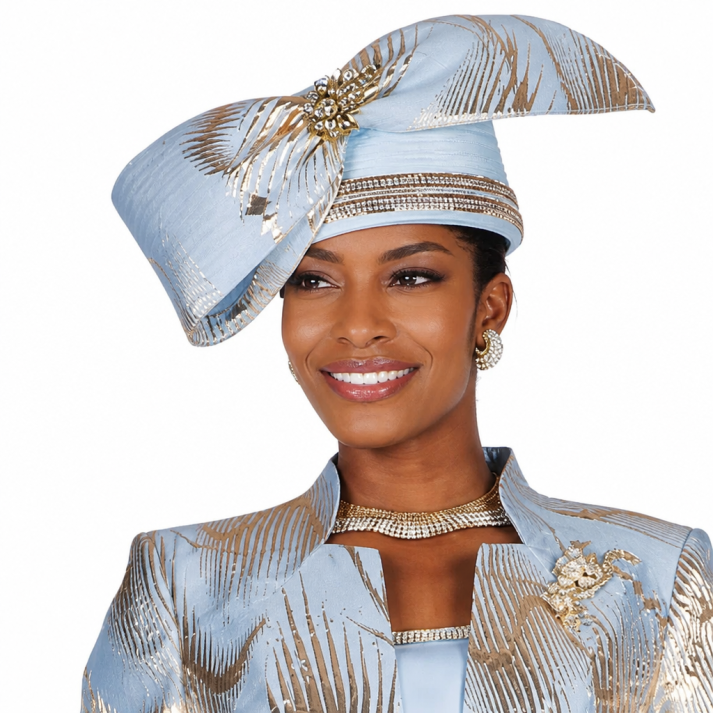 Elite Champagne 6460-H Church Hat