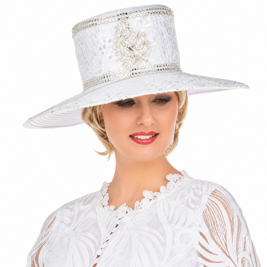 Giovanna D1696-H Church Hat