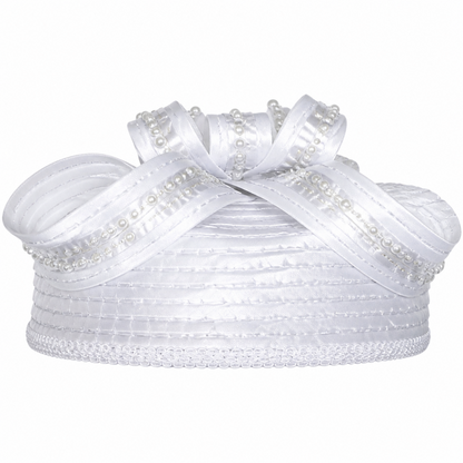 Lily and Taylor 4982-WHT-H Church Hat