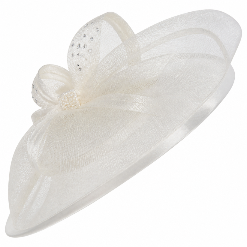 Lily and Taylor 5077-IVR-H Church Hat