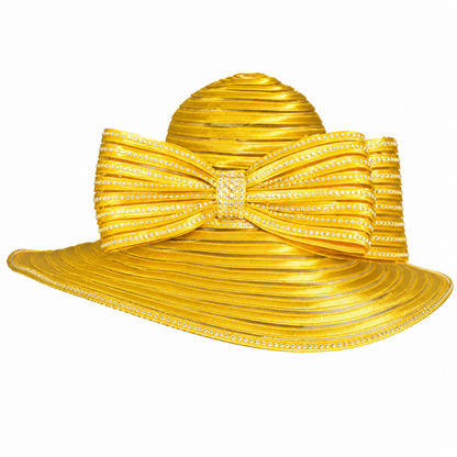 Lily And Taylor 5113-YLW-H Church Hat