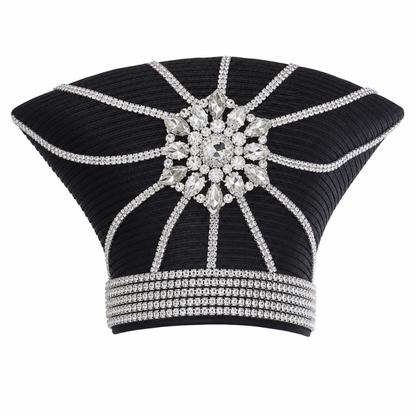 Donna Vinci 13472-BLK-H Church Hat