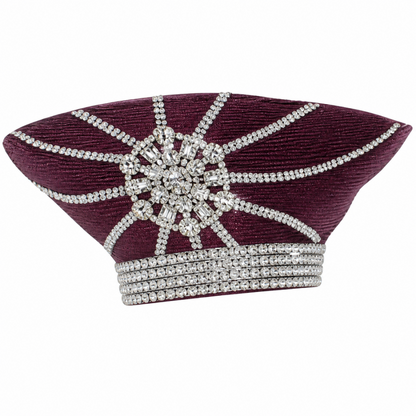 Donna Vinci 13472-PLM-H Church Hat