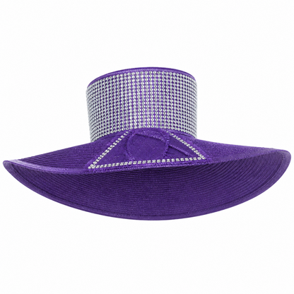 Donna Vinci 13479-PUR-H Church Hat