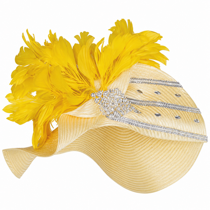 Champagne Italy H6208 Church Hat