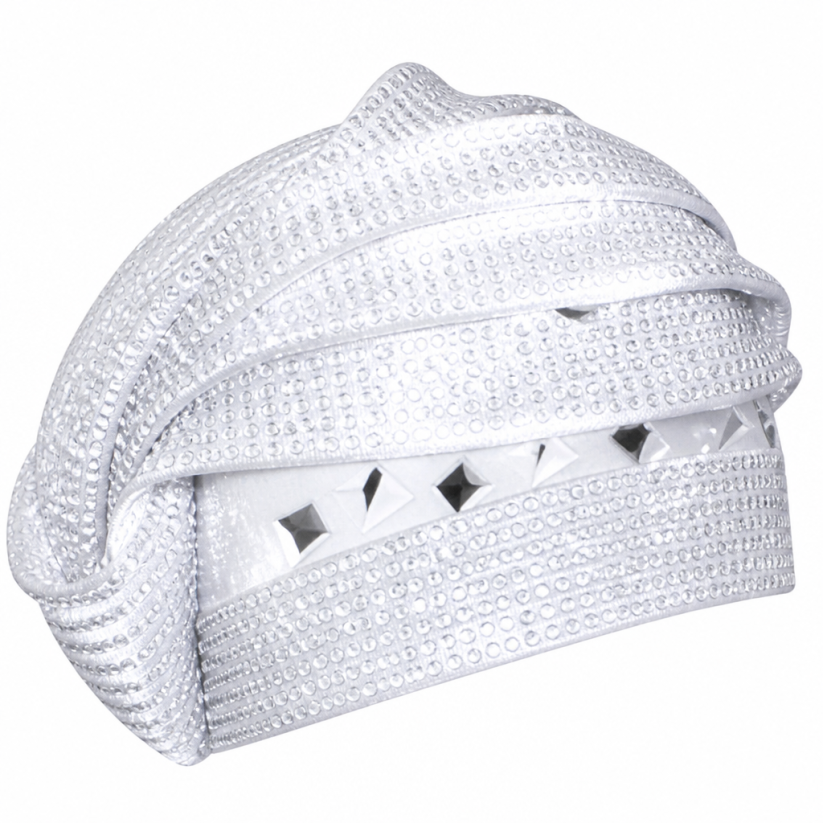 Lily and Taylor H111-WHT Church Hat