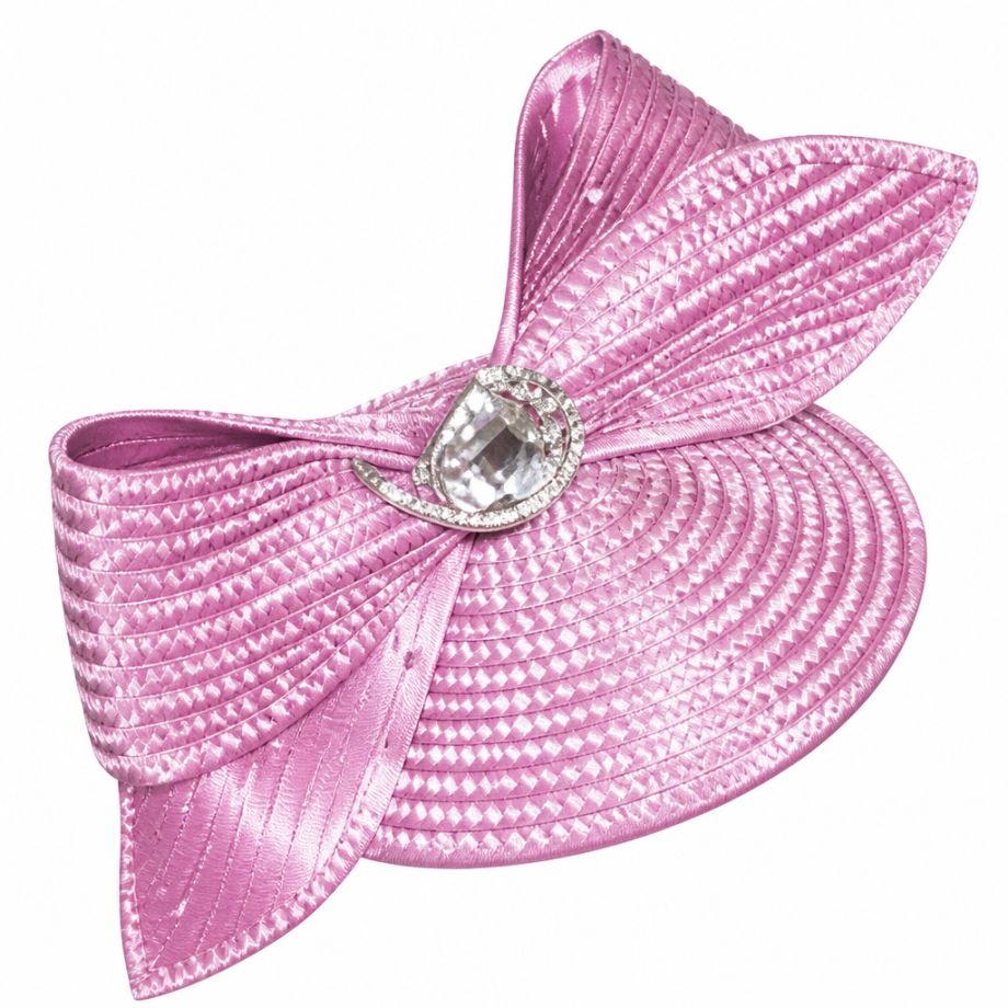Lily and Taylor H476-PNK Church Hat
