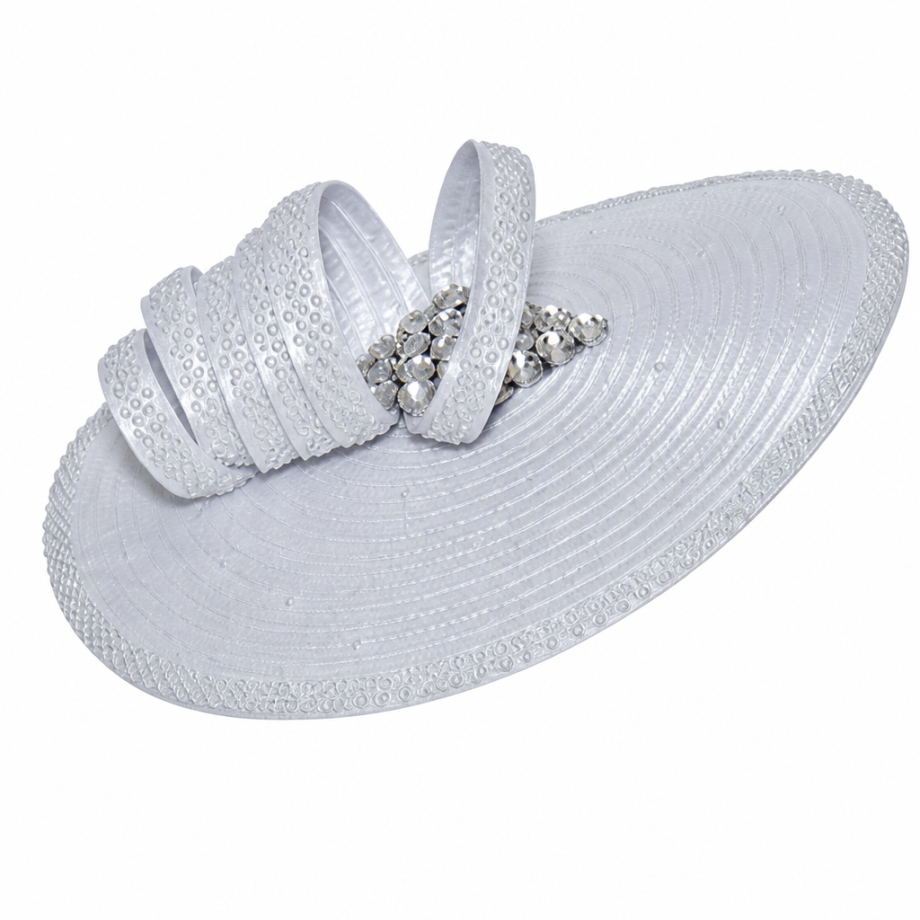 Dorinda Clark Cole 5362-WHT-H-QS Church Hat