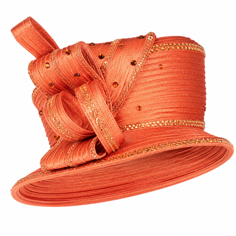 Giovanna 1152-ORG-H Church Hat