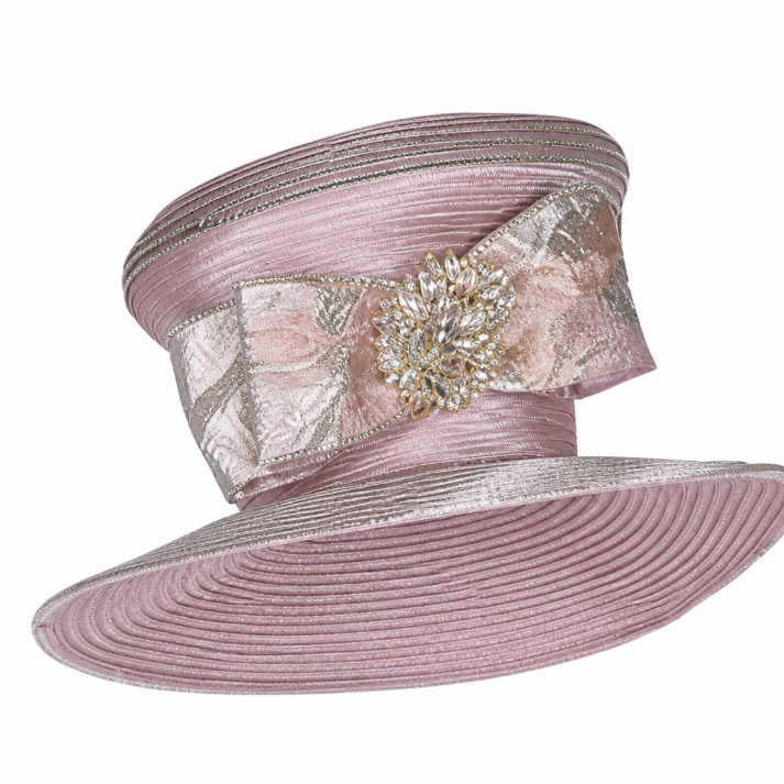 Elite Champagne 6161-MTP-H Church Hat