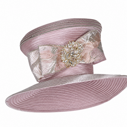 Elite Champagne 6161-MTP-H Church Hat