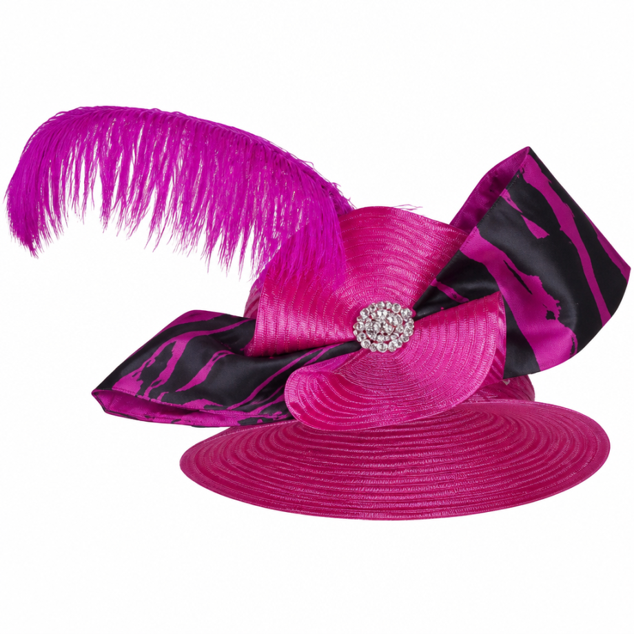 Elite Champagne 6170-FWB-H Church Hat