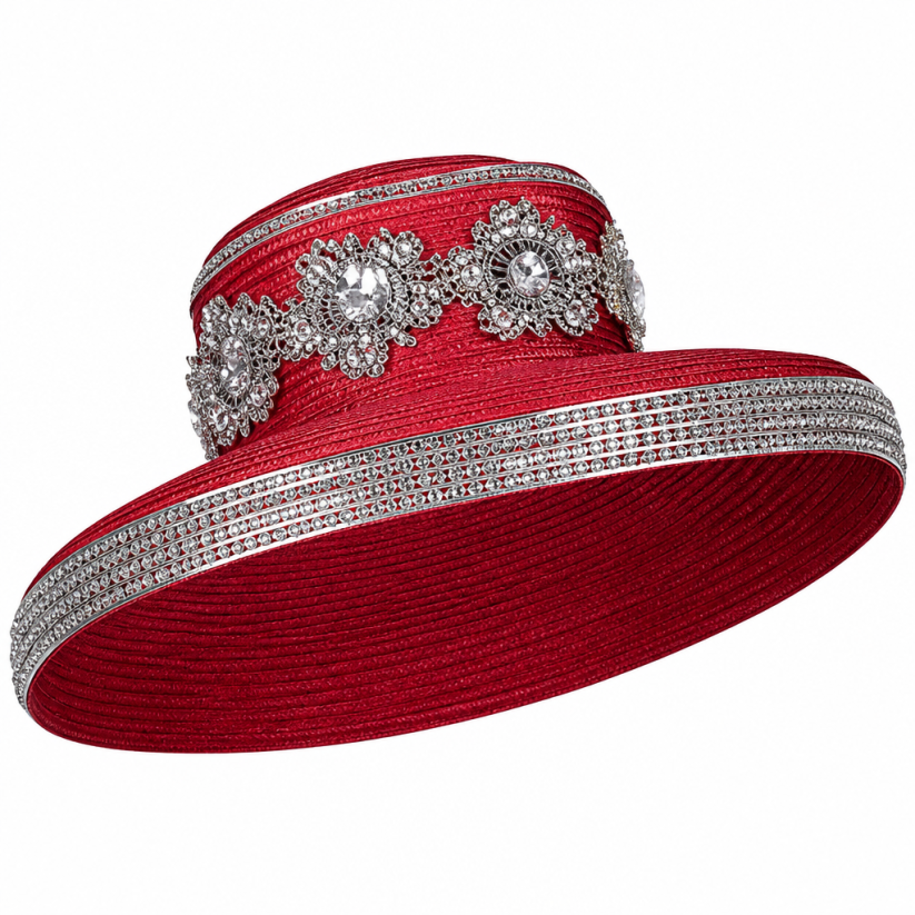 Champagne Italy 6111-RWP-H Church Hat