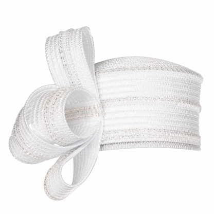 Giovanna 0979-WHT-H Church Hat