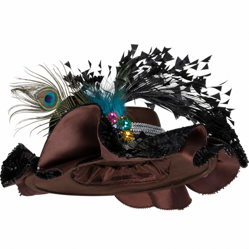 Elite Champagne 6172-BRN-H Church Hat