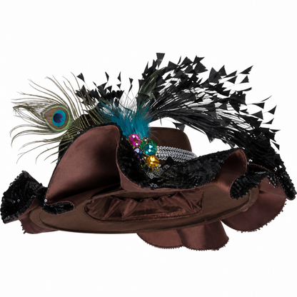 Elite Champagne 6172-BRN-H Church Hat