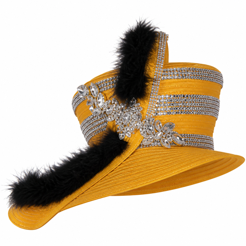 Champagne Italy 6110-GWB-H Church Hat