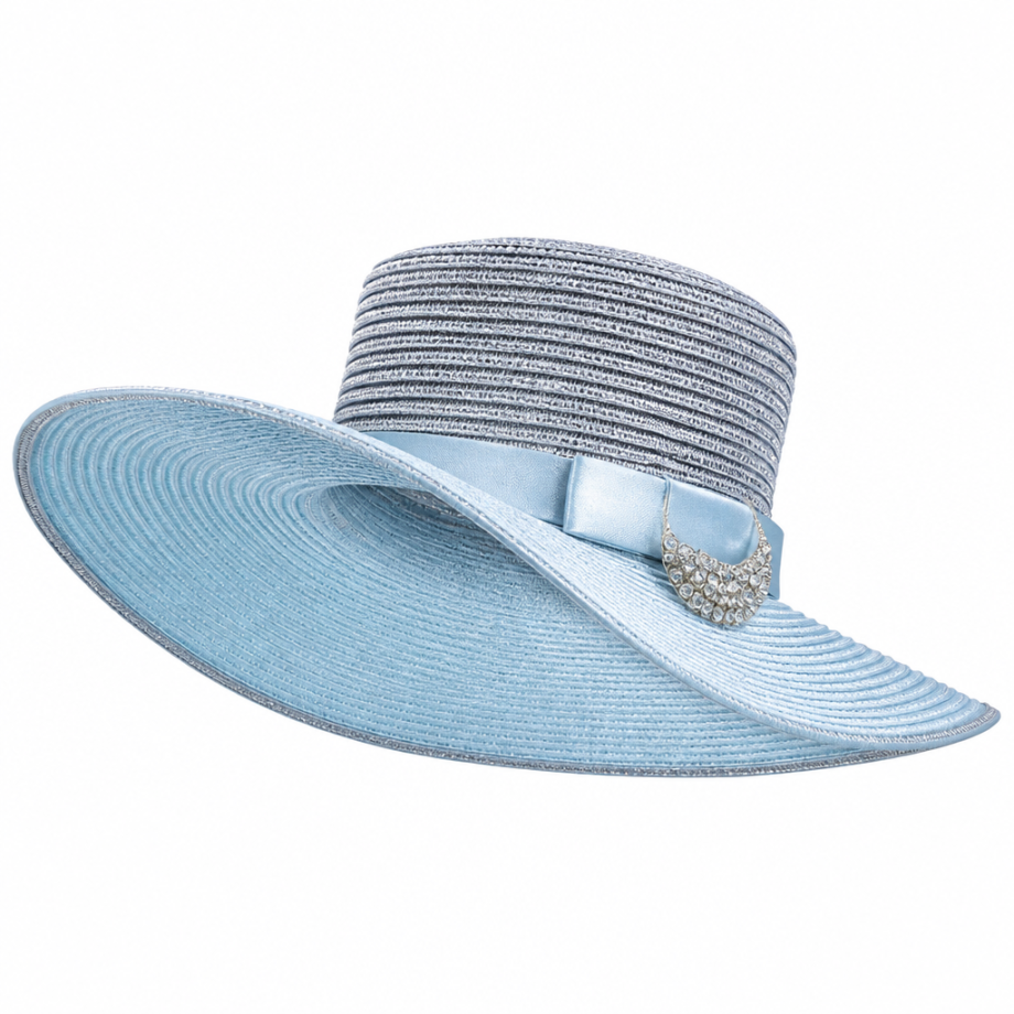 Donna Vinci 12252-IBB-H Ladies Church Suit-Hat