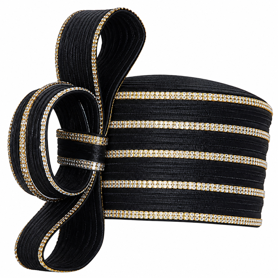 Dorinda Clark Cole 309821-BLK-H Church Hat