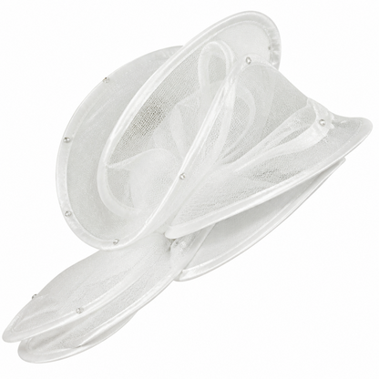 Lily And Taylor 5037-WHT Church Hat