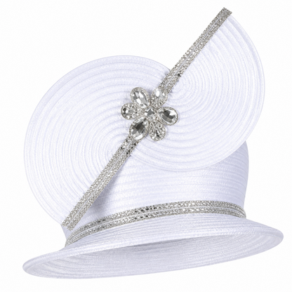 Giovanna D1303-PWG-H Church Hat