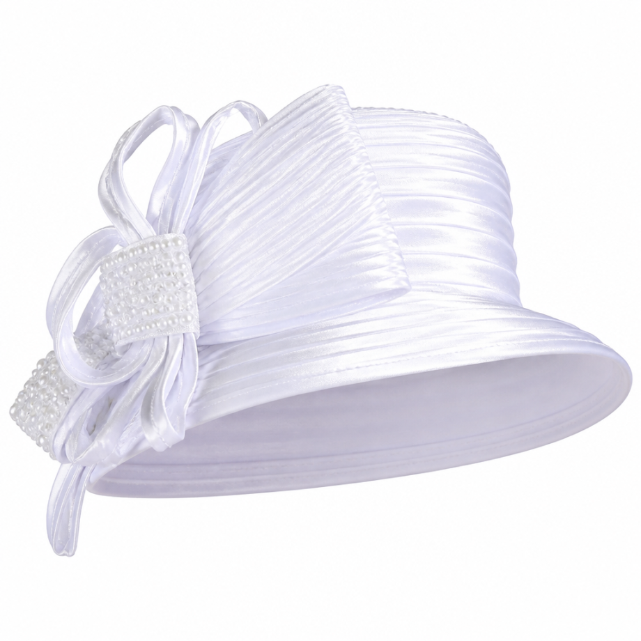 Giovanna 0929-WHT-H-Church Church Hat