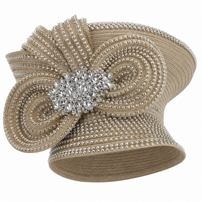 Lily And Taylor 4498-LGLD Church Suit-Hat
