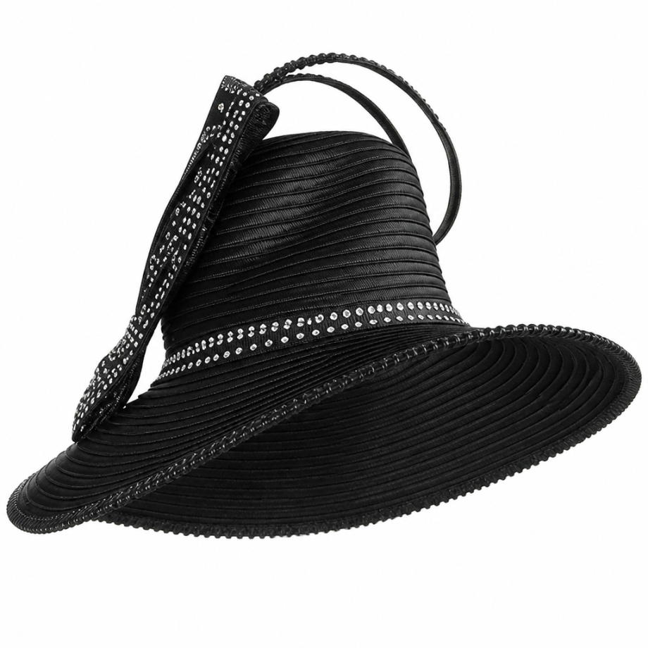 Lily And Taylor 4529-BLK Church Hat