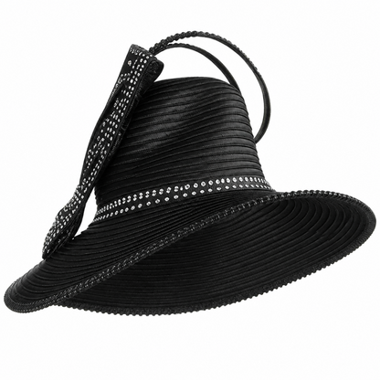 Lily And Taylor 4529-BLK Church Hat