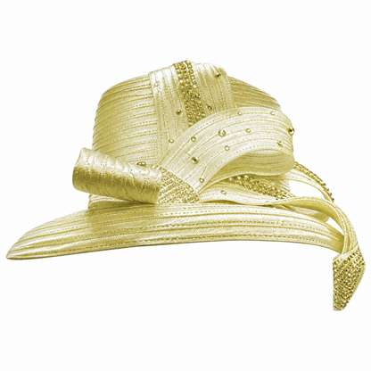 Lily And Taylor 4417-CANARY-H Church Hat