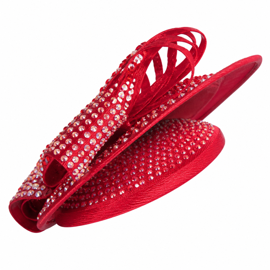 Lily And Taylor 4373-RED-Hat Church Hat