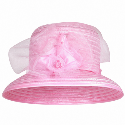Giovanna D1684-PNK-H Church Hat