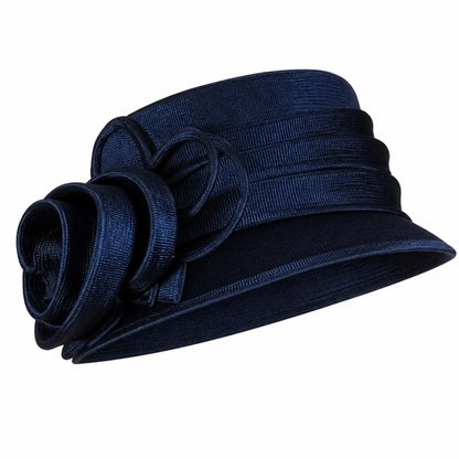 Giovanna S0743-NVY-H Church Hat