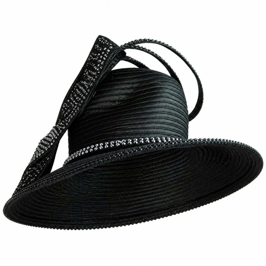 Lily And Taylor 4529-BLK Church Hat