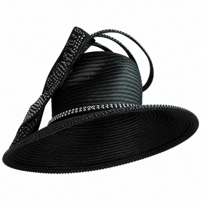 Lily And Taylor 4529-BLK Church Hat
