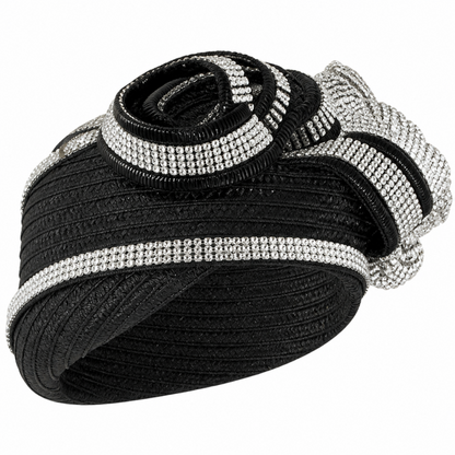 Lily And Taylor 4900-BLK-H Church Hat