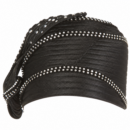 Giovanna G1182-LBLK Church Hat