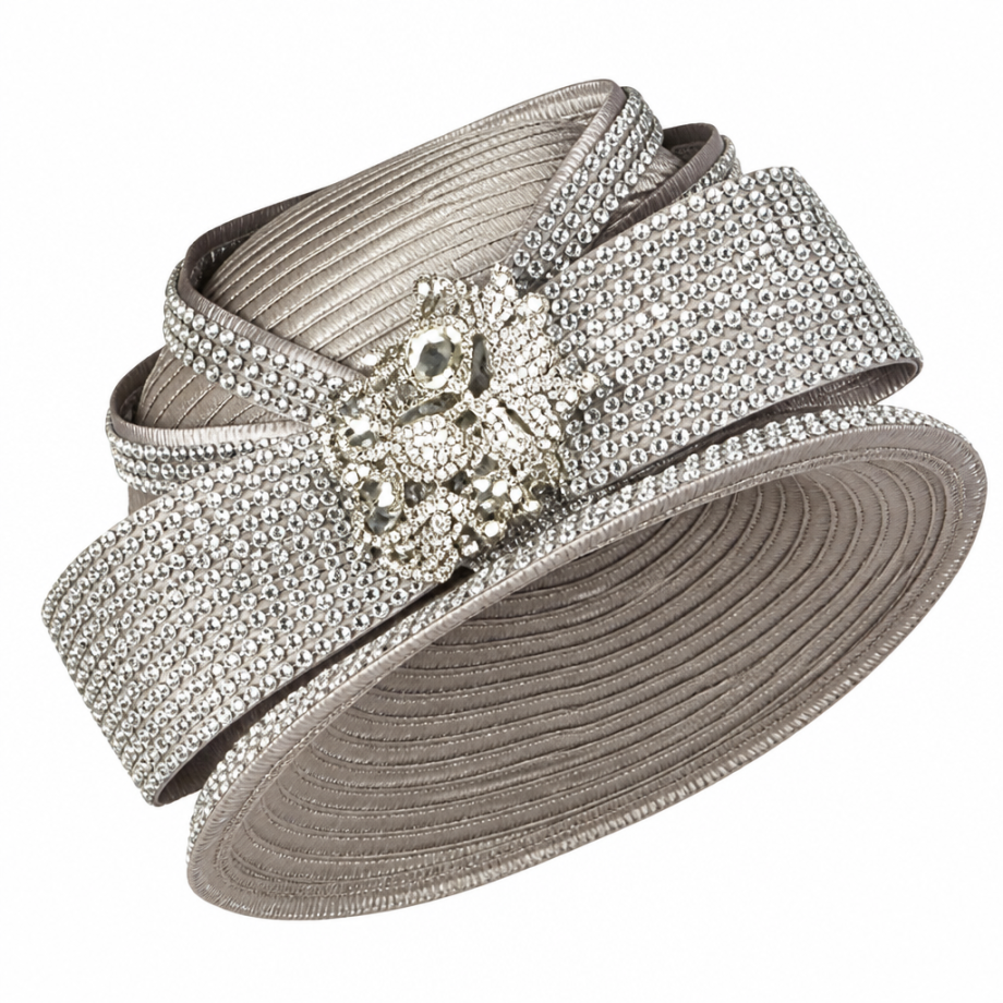 Giovanna G1194-SILV Church Hat
