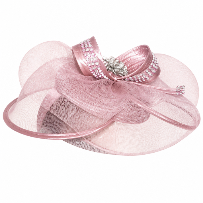 Lily and Taylor S123-PNK-H Church Hat