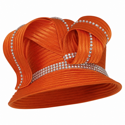 Lily And Taylor 3219-OR Church Hat