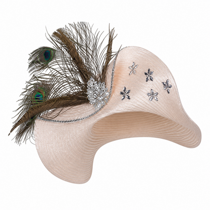 Elite Champagne 6254-MTC-H Church Hat