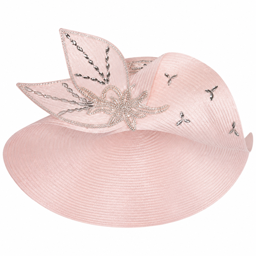 Elite Champagne 6055-PNK Church Hat